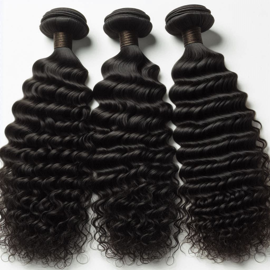 Curly Hair Bundles X 3