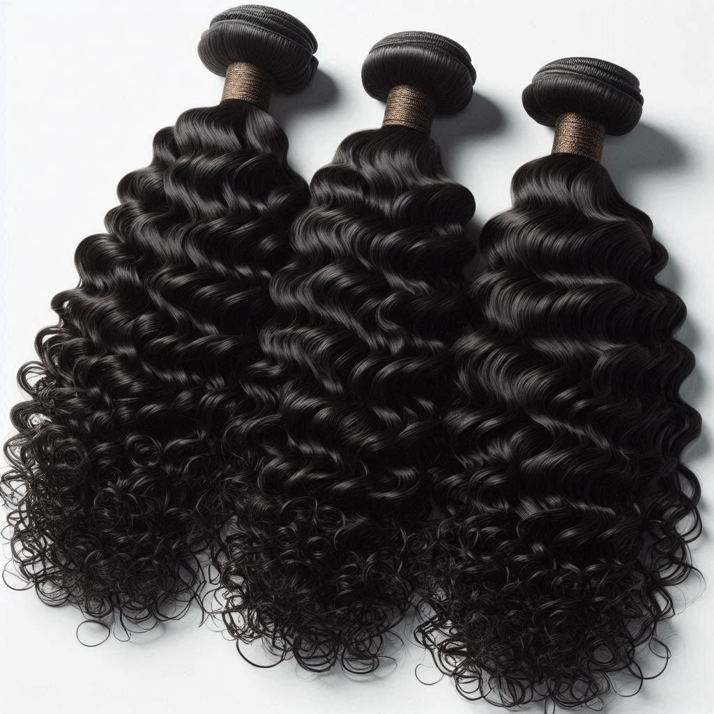 Curly Hair Bundles X 3